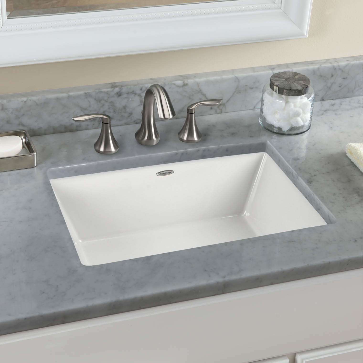 rectangular undermount bathroom sink - Stylish Bathroom Wooden Flooring Design Ideas With Undermount Bathroom