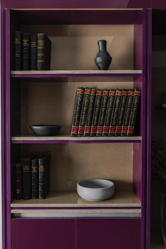 Purple Bookcase Shahedgroup