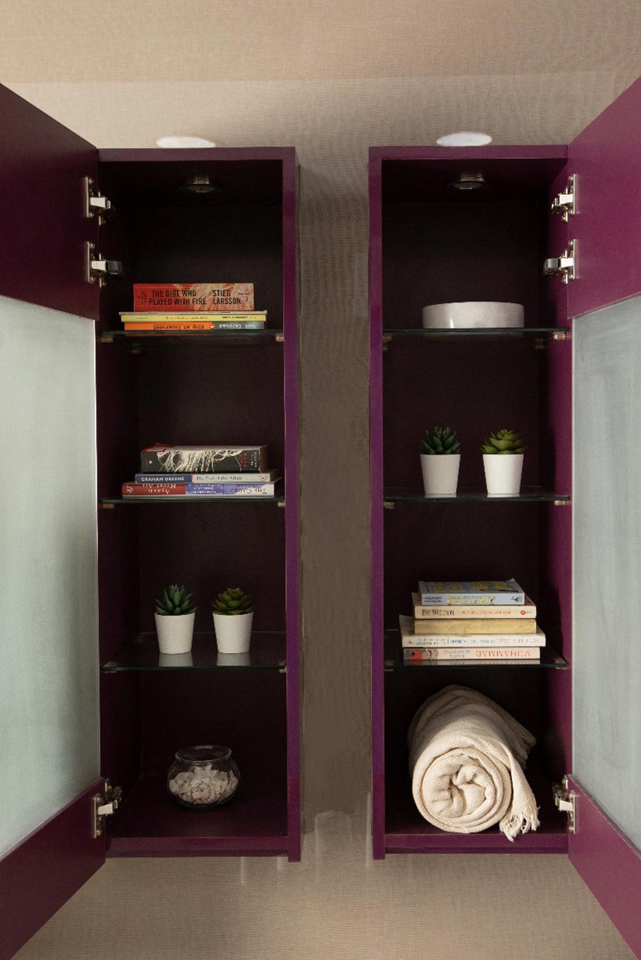 Purple Bookcase